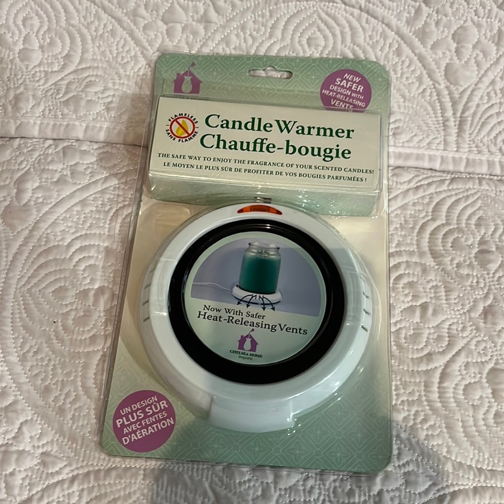 Chelsea Home candle warmer, new in package